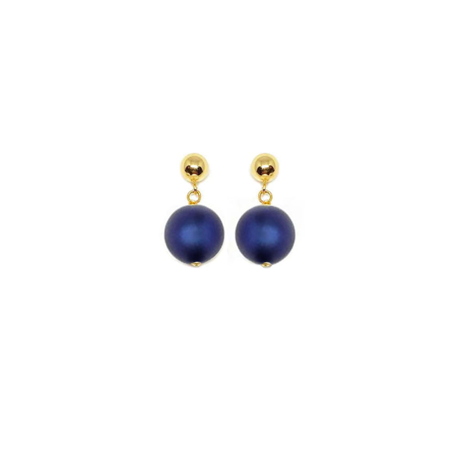 Lapis blue dangling earrings